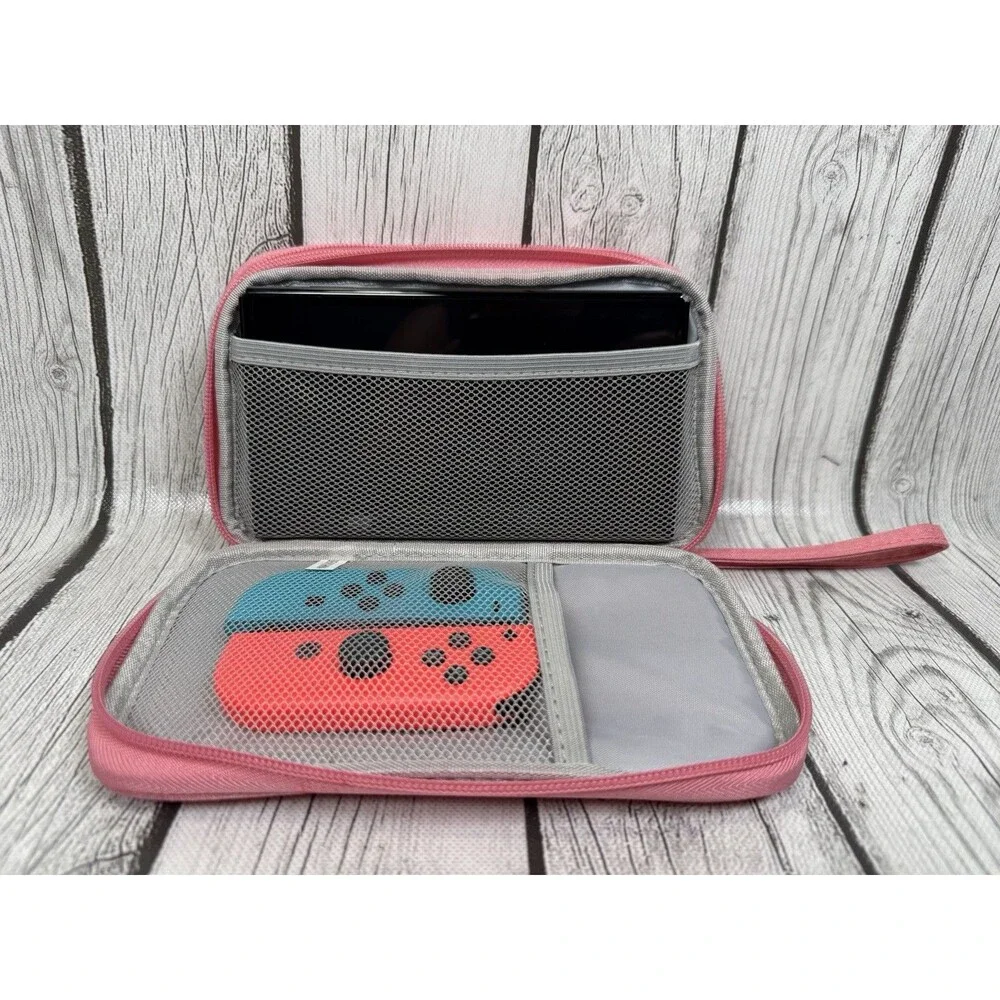 Nintendo Switch OLED  Blue Red Bundle Mint Condition Used Twice Adult Owned Case